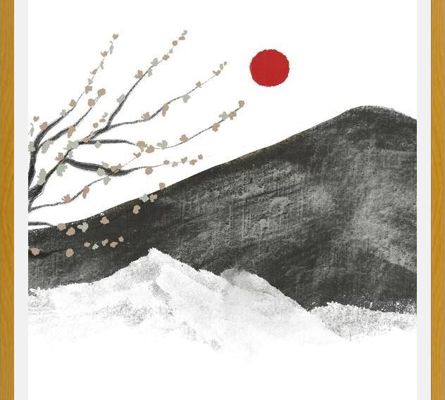 Cuadro Japandi Mountains 2