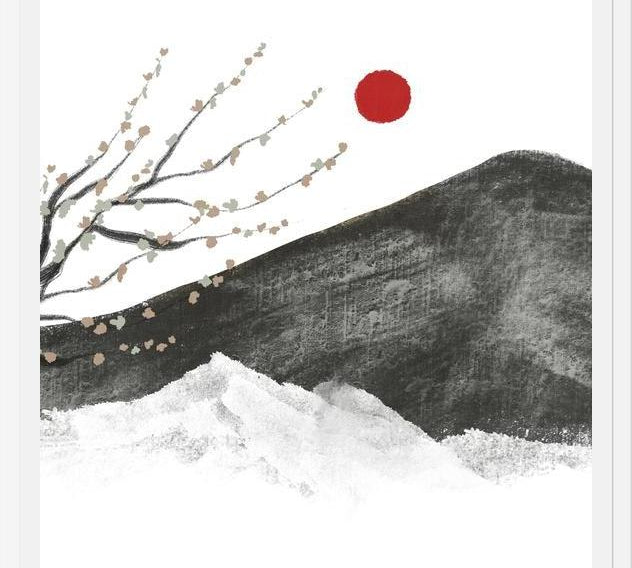 Cuadro Japandi Mountains 2