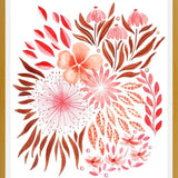 Cuadro Flores Cálidas