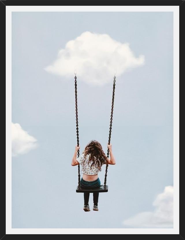 Cuadro Balanceándose En LasNnubes