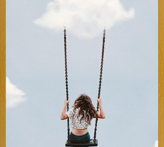 Cuadro Balanceándose En LasNnubes