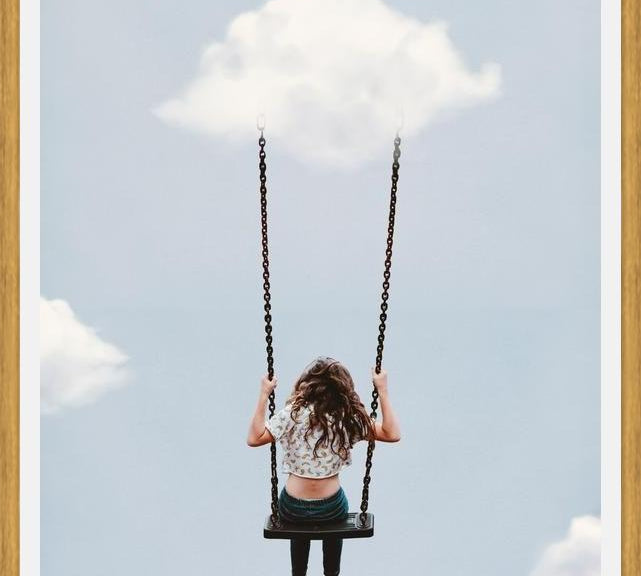 Cuadro Balanceándose En LasNnubes