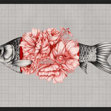 Cuadro Vintage Tropical Aquarium Fish
