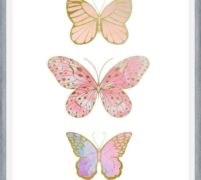 Cuadro Mariposas Doradas