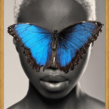 Cuadro Mujer Mariposa