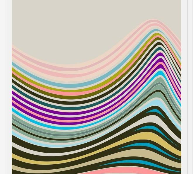 Cuadro Color Wave
