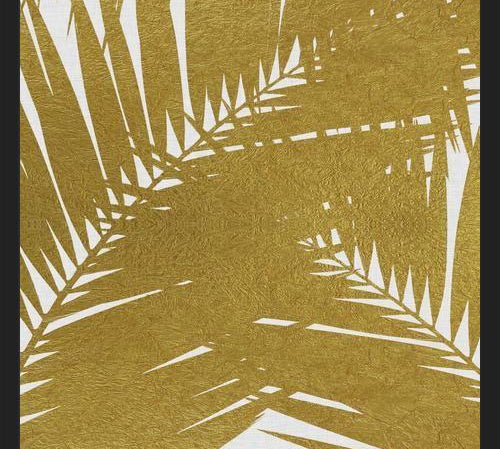 Cuadro Palm Leaf Gold III