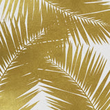 Canvas Palm Leaf Gold III