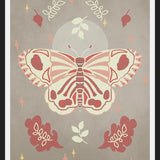 Cuadro Vintage Butterfly 02