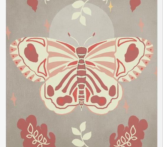 Cuadro Vintage Butterfly 02