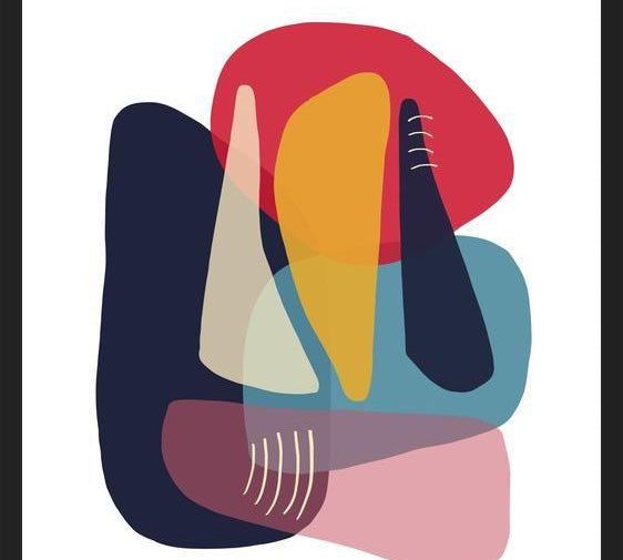 Cuadro Modern minimal forms 18