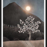 Cuadro Lone Tree And Full Moon