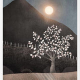 Cuadro Lone Tree And Full Moon