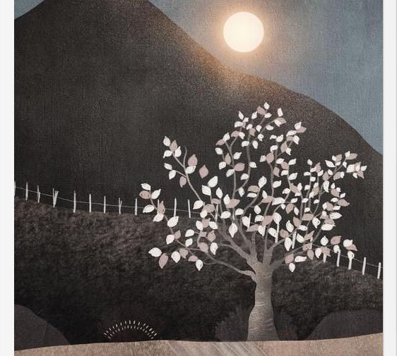 Cuadro Lone Tree And Full Moon