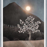 Cuadro Lone Tree And Full Moon