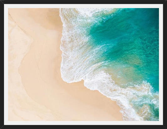Cuadro The wave on the shore