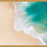 Cuadro The wave on the shore