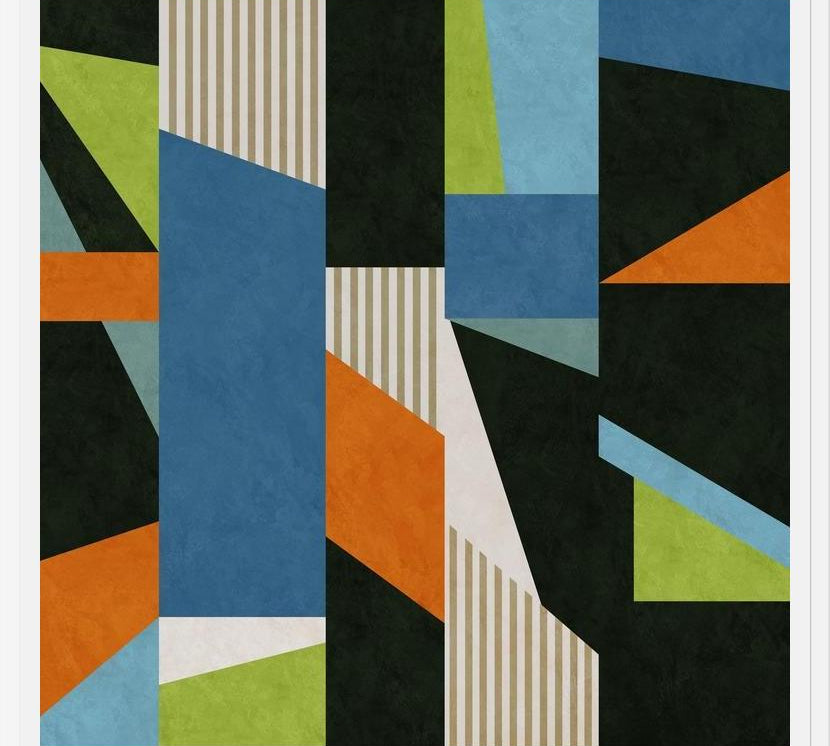 Cuadro Rayas G Abstractas 3