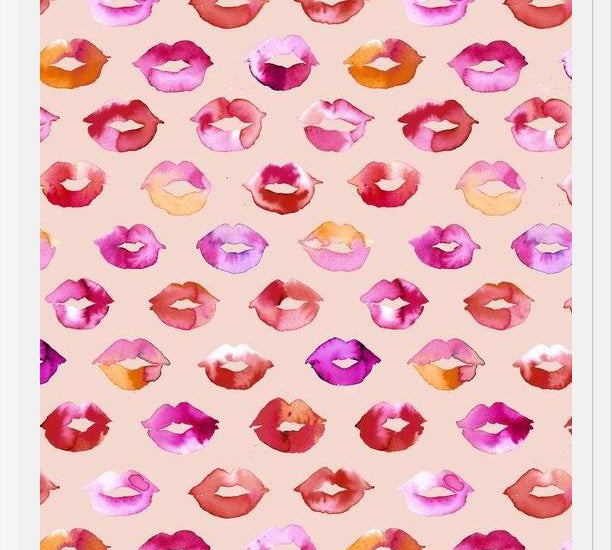 Cuadro Sweet Love Kisses Pink Lips