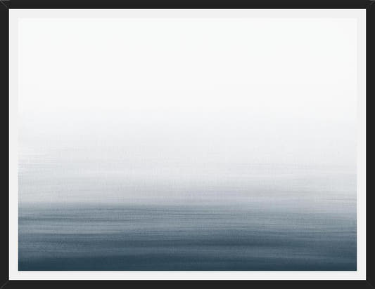 Cuadro Navy blue Watercolor Gradient