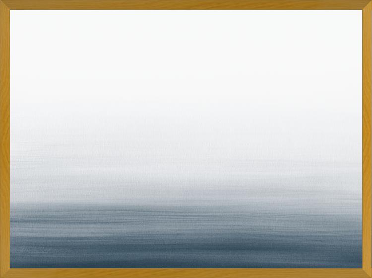 Cuadro Navy blue Watercolor Gradient