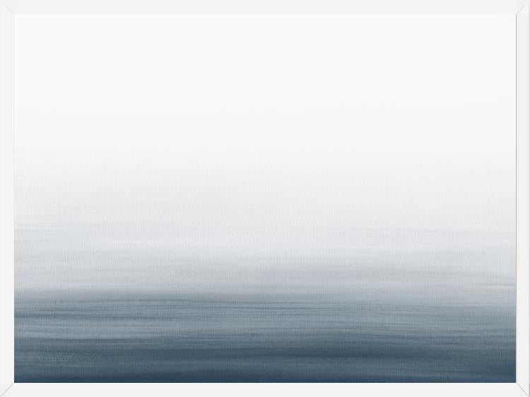 Cuadro Navy blue Watercolor Gradient
