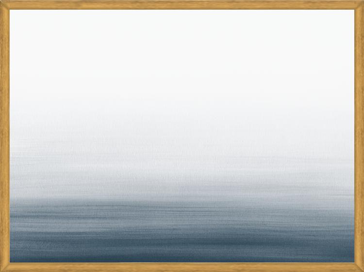 Cuadro Navy blue Watercolor Gradient