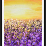 Cuadro Lavanda- Lluvia del sol