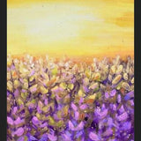 Cuadro Lavanda- Lluvia del sol