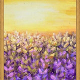 Cuadro Lavanda- Lluvia del sol