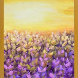 Cuadro Lavanda- Lluvia del sol