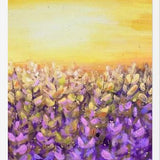 Cuadro Lavanda- Lluvia del sol