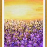Cuadro Lavanda- Lluvia del sol