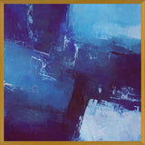 Cuadro Geometric in Blue and Purple