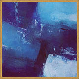 Cuadro Geometric in Blue and Purple