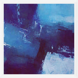 Cuadro Geometric in Blue and Purple
