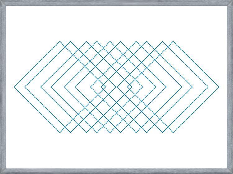 Cuadro White & Blue