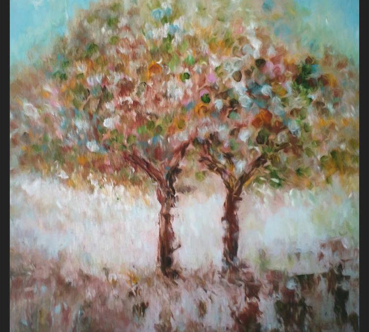 Cuadro Autumnal Trees