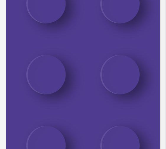 Cuadro Brick Toy - Purple