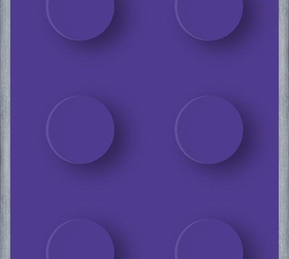 Cuadro Brick Toy - Purple