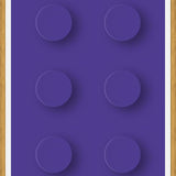 Cuadro Brick Toy - Purple
