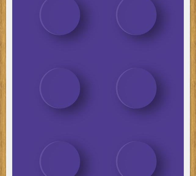 Cuadro Brick Toy - Purple