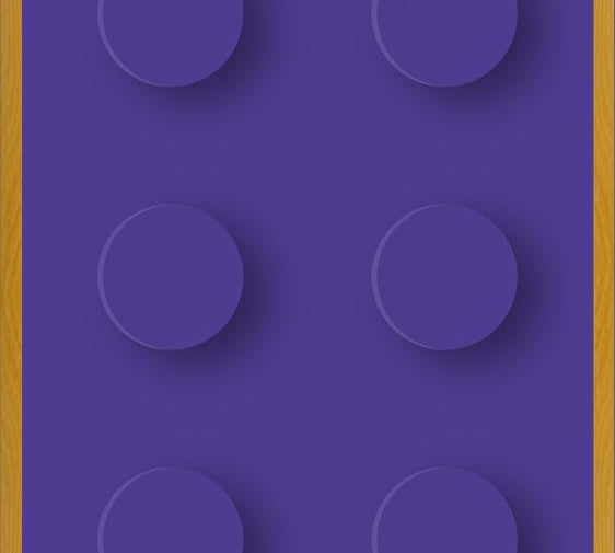Cuadro Brick Toy - Purple