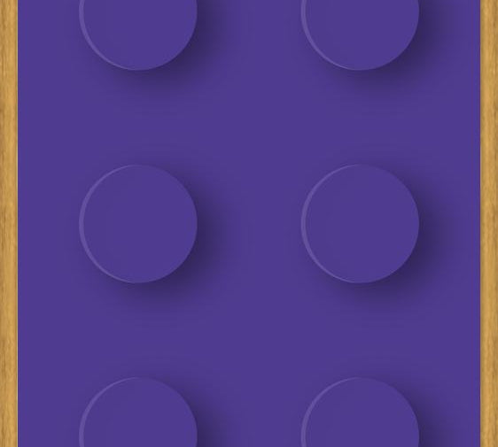 Cuadro Brick Toy - Purple