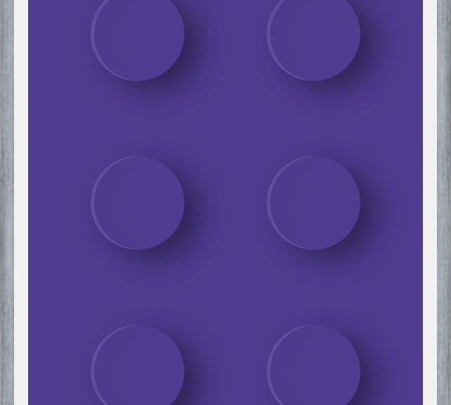 Cuadro Brick Toy - Purple