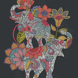 Canvas Elefantes Bohemios