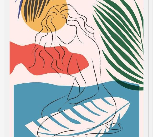 Cuadro Beach Girl 01