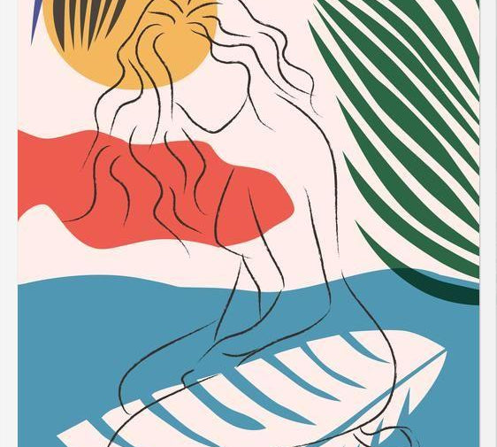 Cuadro Beach Girl 01