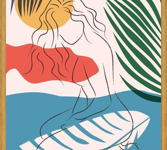 Cuadro Beach Girl 01