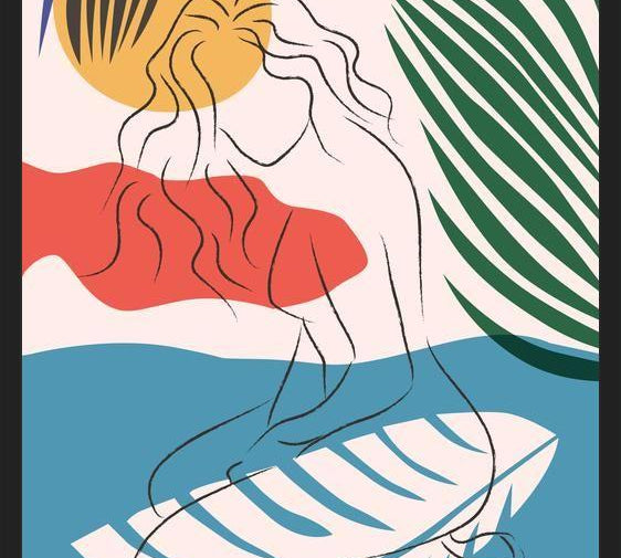 Cuadro Beach Girl 01